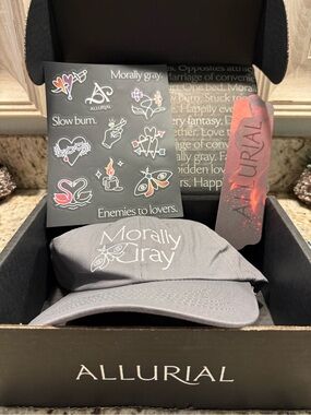 Allurial Book of the Month “Morally Gray” Cap & Accessories